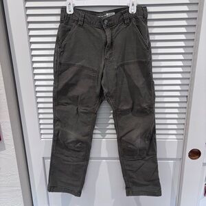 Carhartt Pants Olive Green 32x32 Relaxed Fit Twill Utility Work Carpenter Pant